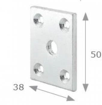 Platte für Reiber - 38 x 50 mm