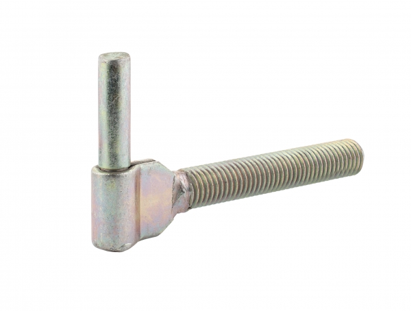 Isokloben mit Drehteil 9 x 35 mm für Platte mit M14 Gewinde hell verzinkt